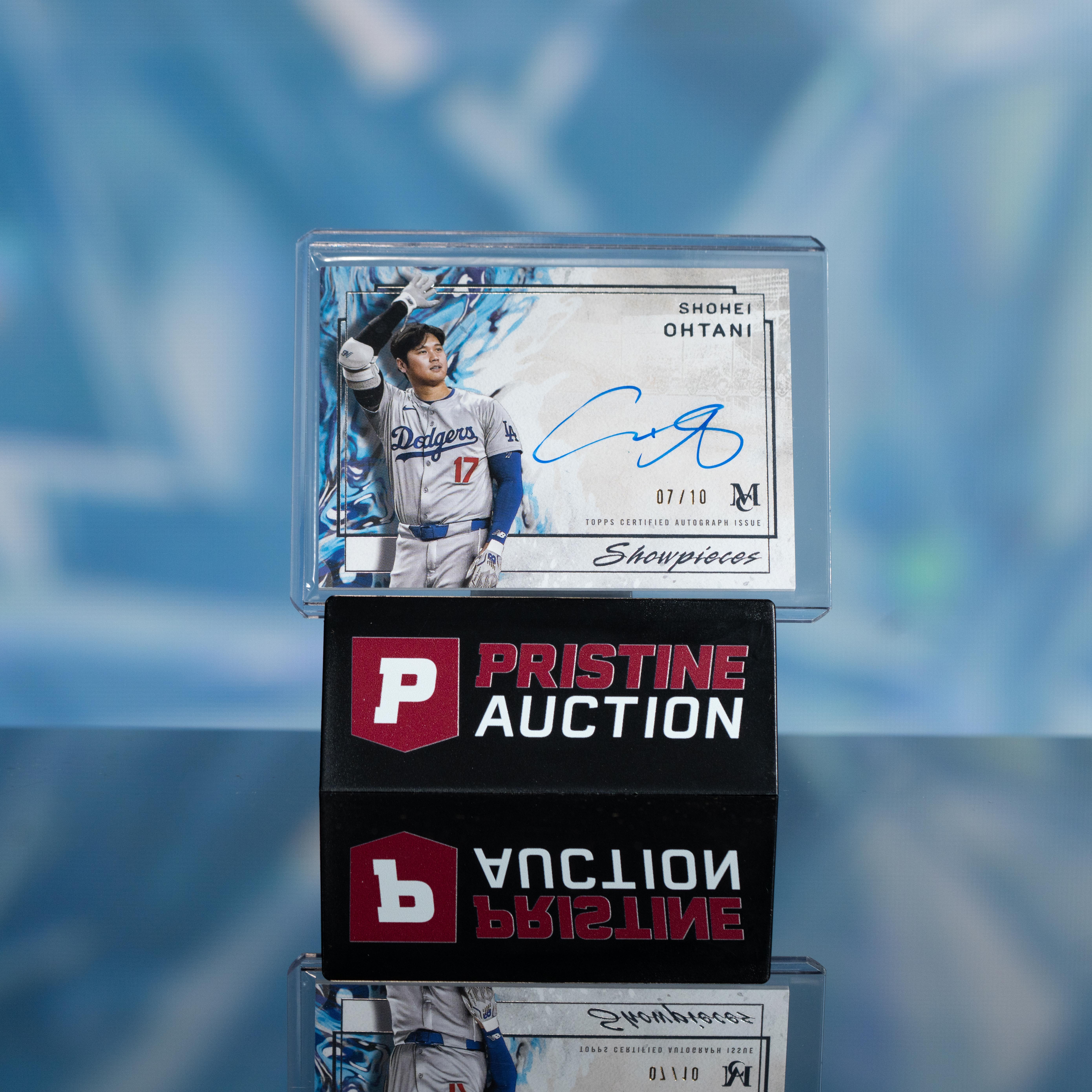 Shohei Ohtani 2025 Topps Museum Collection Showpieces Autographs #SASO #7/10 at PristineAuction.com Shohei Ohtani 2025 Topps Museum Collection Showpieces Autographs #SASO #7/10 at PristineAuction.com