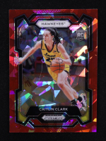 Caitlin Clark 2024-25 Panini Prizm Draft Picks Prizms Red Ice #57 RC at PristineAuction.com