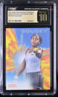 Coco Gauff 2021 Upper Deck Goodwin Champions Splash of Color 3D Codes #LSCG T1 (CGC 10 | Pristine Black Label) at PristineAuction.com