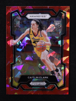 Caitlin Clark 2024-25 Panini Prizm Draft Picks Prizms Red Ice #57 RC at PristineAuction.com