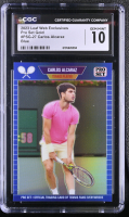 Carlos Alcaraz 2023 Leaf Web Exclusives Pro Set Blue #PSG27 #7/25 (CGC 10) at PristineAuction.com