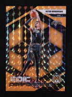 Victor Wembanyama 2024-25 Panini Mosaic Epic Performers Mosaic Orange Fluorescent #1 #15/25 at PristineAuction.com