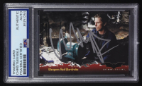 Christian Bale Signed 2005 Topps Batman Begins Weapons And Wardrobe #38 (PSA) at PristineAuction.com