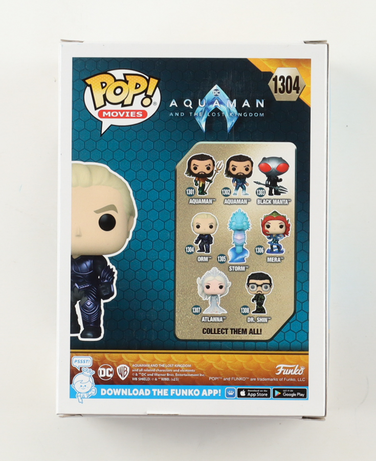 Patrick Wilson Signed "Aquaman and the Lost Kingdom" #1304 Orm Funko Pop! Vinyl Figure (JSA) at PristineAuction.com Patrick Wilson Signed "Aquaman and the Lost Kingdom" #1304 Orm Funko Pop! Vinyl Figure (JSA) at PristineAuction.com