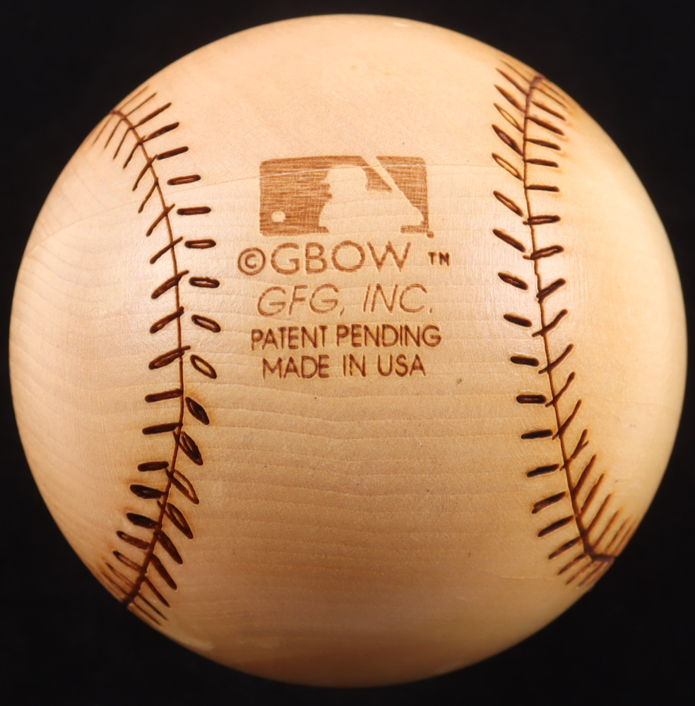 Vintage Pittsburgh Pirates Carved Wooden Baseball with Display Case at PristineAuction.com Vintage Pittsburgh Pirates Carved Wooden Baseball with Display Case at PristineAuction.com