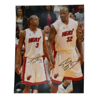 Dwyane Wade & Shaquille O'Neal Signed Heat 16x20 Photo (JSA) at PristineAuction.com