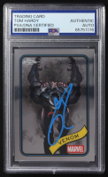 Tom Hardy Signed 2025 Topps Chrome Marvel Venom #149 (PSA) at PristineAuction.com