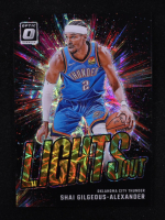 Shai Gilgeous-Alexander 2024-25 Donruss Optic Lights Out Gold International #11 #06/10 at PristineAuction.com