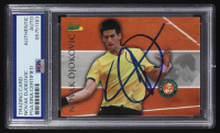 Novak Djokovic Signed 2008 Ace Authentic Roland Garros Paris #RG17 (PSA) at PristineAuction.com