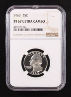 1963 Washington Silver 25C Quarter (NGC PF67 ULTRA CAMEO) at PristineAuction.com