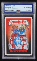 Jennifer Tilly Signed 2019 Topps Garbage Pail Kids Tiffany Topper Slasher Film Sticker (PSA) at PristineAuction.com