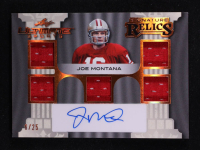 Joe Montana 2024 Leaf Ultimate Signature Relics Bronze #JM3 #06/25 at PristineAuction.com