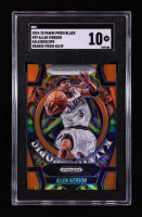 Allen Iverson 2024-25 Panini Prizm Black Kaleidoscopic Prizms Orange #29 #45/49 (SGC 10) at PristineAuction.com
