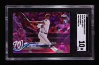 Juan Soto 2018 Topps Chrome Update Pink Refractors #HMT98 RC (SGC 10) at PristineAuction.com