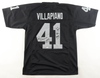 Phil Villapiano Signed Jersey Inscribed "SBXI" & "'Just Win Baby'" (JSA) at PristineAuction.com