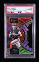 Joe Burrow 2023 Select Prizm Red and Yellow Die Cut #165 (PSA 10) at PristineAuction.com