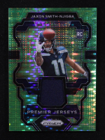 Jaxon Smith-Njigba 2023 Panini Prizm Premier Jerseys Neon Green Pulsar #11 RC at PristineAuction.com