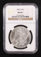 1885-O Morgan Silver $1 Dollar (NGC MS64+) at PristineAuction.com