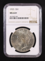 1923 Peace Silver $1 Dollar (NGC MS64+) at PristineAuction.com