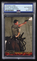Mark Wahlberg Signed 2001 Topps Planet Of The Apes Shooting A Flare ! #53 (PSA) at PristineAuction.com