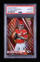 Patrick Mahomes II 2023 Panini Phoenix SP Fire Burst #19 #127/340 (PSA 10) at PristineAuction.com