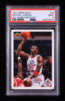 Michael Jordan 1991-92 Upper Deck #48 AS CL (PSA 9) at PristineAuction.com