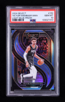 Victor Wembanyama 2024-25 Select Light Blue Prizms #102 #257/299 (PSA 10) at PristineAuction.com