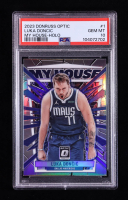 Luka Doncic 2023-24 Donruss Optic My House Holo #1 (PSA 10) at PristineAuction.com