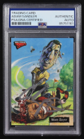 Adam Sandler Signed 2007 Topps Hollywood Zombies Adam Slayer Corpse Illustrated #28 (PSA) at PristineAuction.com
