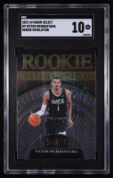 Victor Wembanyama 2023-24 Select Rookie Revolution #9 RC (SGC 10) at PristineAuction.com