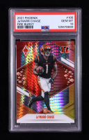 Ja'Marr Chase 2021 Panini Phoenix Fire Burst #105 RC (PSA 10) at PristineAuction.com