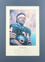 Walter Payton Signed Bears Custom Matted Lithograph Inscribed "Sweetness" (Beckett) at PristineAuction.com