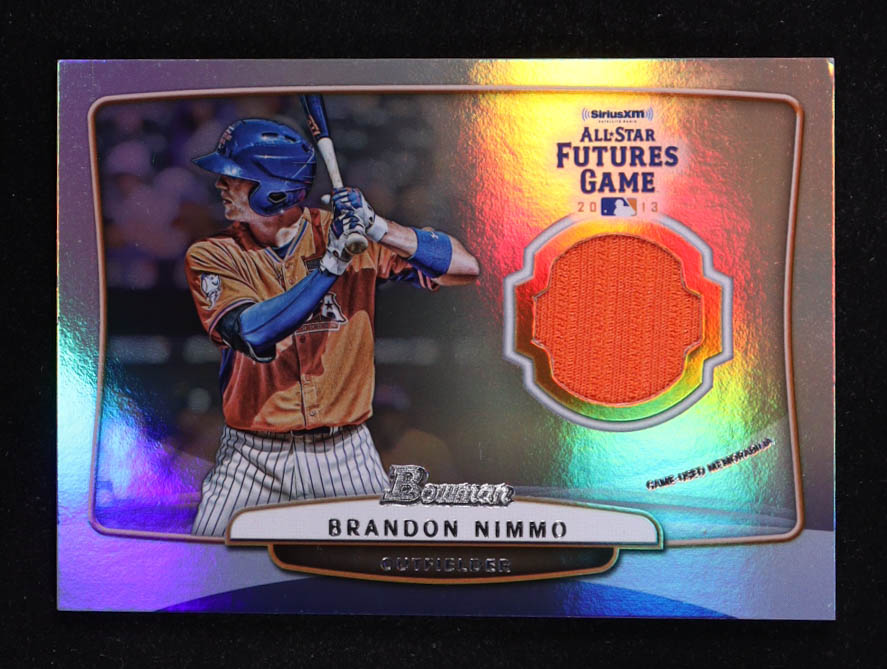 Brandon Nimmo 2013 Bowman Futures Game Relics Holo #FGRBN #85/99 at PristineAuction.com Brandon Nimmo 2013 Bowman Futures Game Relics Holo #FGRBN #85/99 at PristineAuction.com
