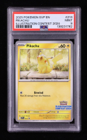 Pikachu 2025 Pokemon TCG Scarlet & Violet Black Star Promos #214 (PSA 9) at PristineAuction.com