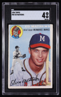 Eddie Mathews 1954 Topps #30 (SGC 4) at PristineAuction.com
