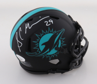 Sam Madison Signed Dolphins Eclipse Alternate Speed Mini Helmet (JSA) at PristineAuction.com