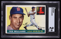 Ted Williams 1955 Topps #2 (SGC 2) at PristineAuction.com