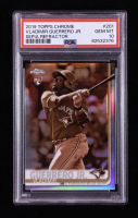 Vladimir Guerrero Jr. 2019 Topps Chrome Sepia Refractors #201 RC (PSA 10) at PristineAuction.com