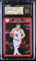 Nikola Jokic 2023 Leaf Web Exclusives Pro Set Red #PSG60 #31/89 (CGC 10 | Pristine Black Label) at PristineAuction.com
