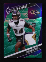 Malaki Starks 2025 Panini Phoenix Franchise Future Material Green #2 #74/99 RC at PristineAuction.com