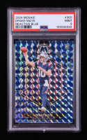 Drake Maye 2024 Panini Mosaic Mosaic Reactive Blue #303 RC (PSA 9) at PristineAuction.com