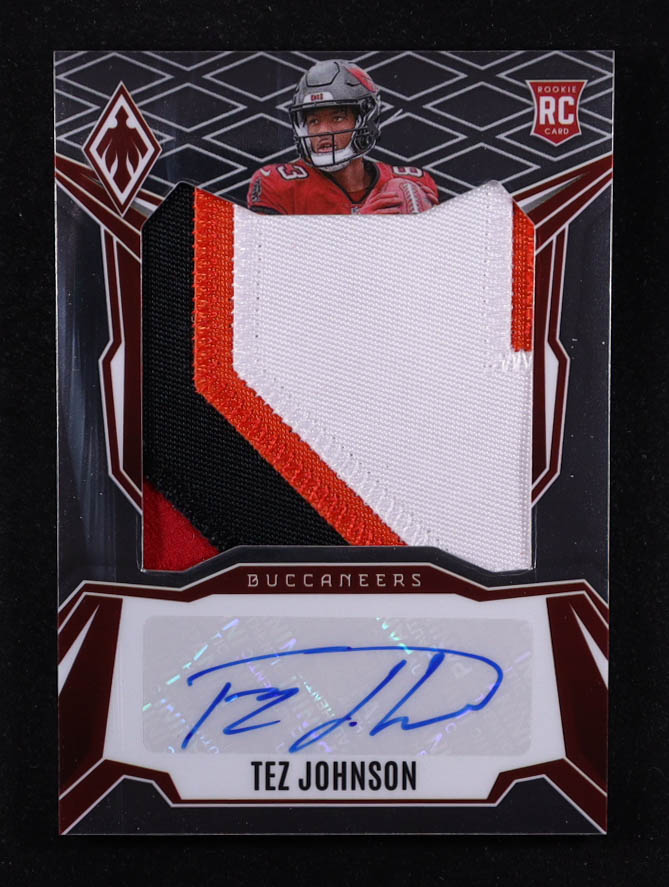 Tez Johnson 2025 Panini Phoenix Rookie Patch Autographs #40 #181/199 RC at PristineAuction.com Tez Johnson 2025 Panini Phoenix Rookie Patch Autographs #40 #181/199 RC at PristineAuction.com