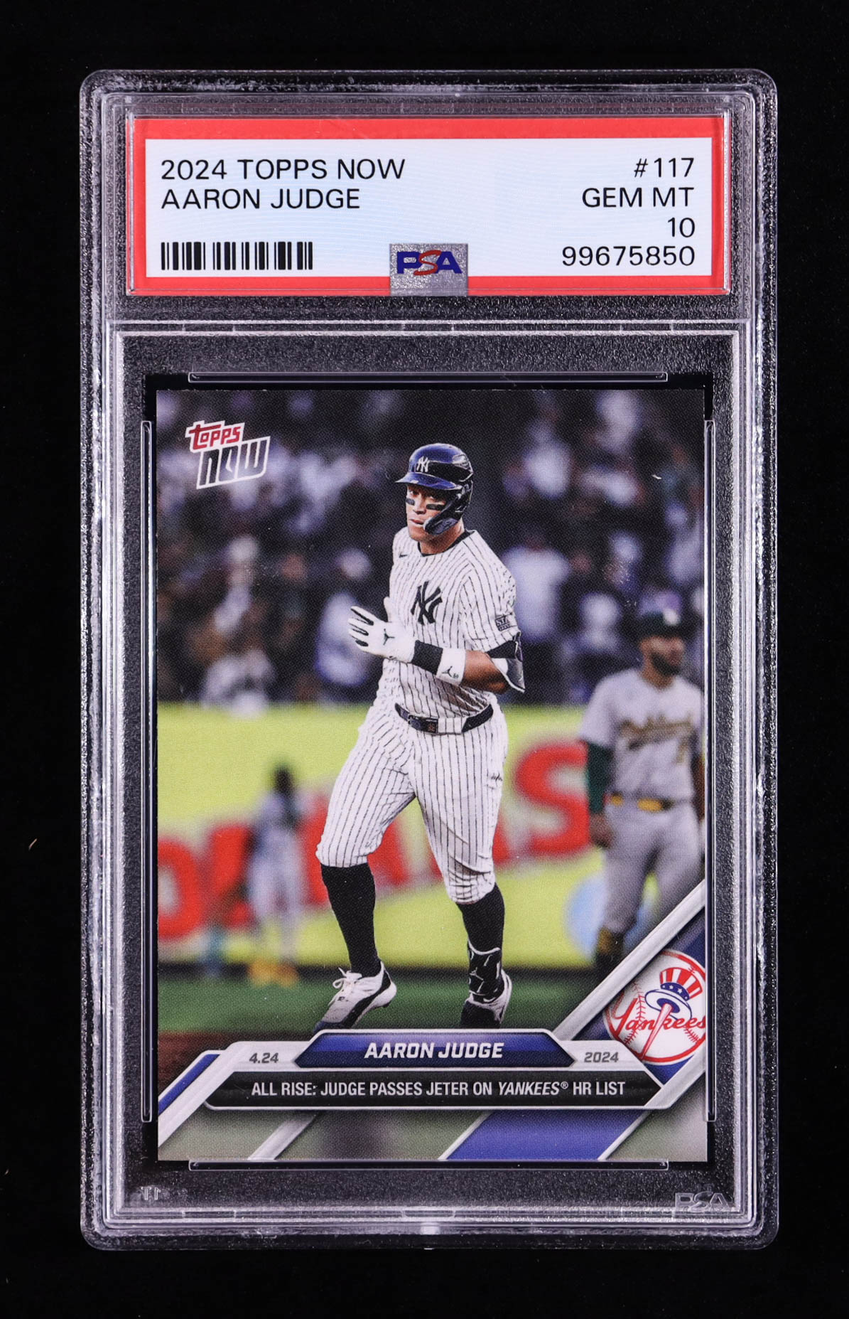 Aaron Judge 2024 Topps Now #117 (PSA 10) at PristineAuction.com Aaron Judge 2024 Topps Now #117 (PSA 10) at PristineAuction.com