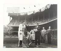 David Blumenthal Signed LE "The Babe Bows Out" Custom Matted Print (Beckett) at PristineAuction.com