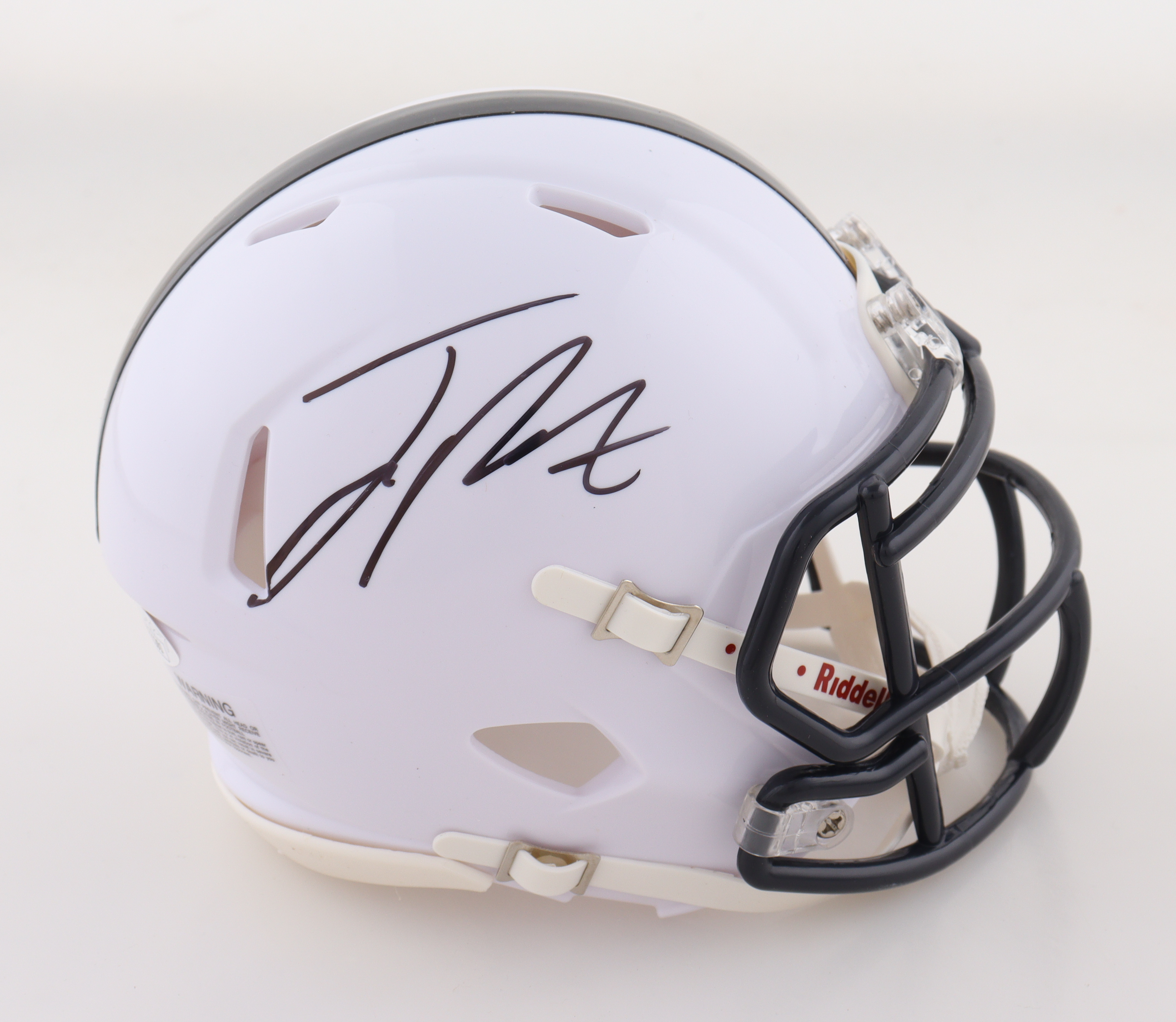 Joey Porter Jr. Signed Penn State Nittany Lions Speed Mini Helmet (JSA) at PristineAuction.com Joey Porter Jr. Signed Penn State Nittany Lions Speed Mini Helmet (JSA) at PristineAuction.com