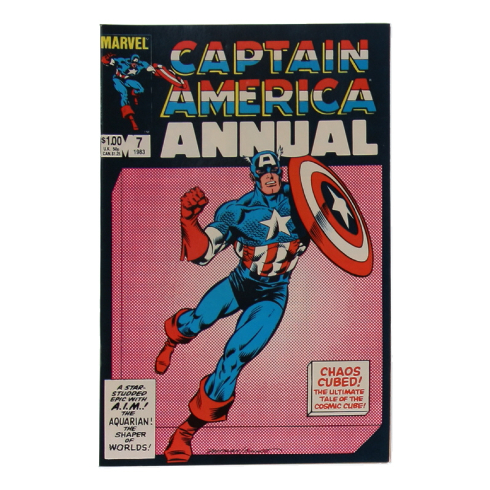 1983 "Captain America Annual" Issue #7 Marvel Comic Book at PristineAuction.com