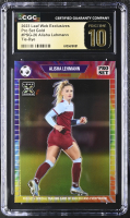 Alisha Lehmann 2023 Leaf Web Exclusives Pro Set Rainbow #PSG26 RC #4/5 (CGC 10 | Pristine Black Label) at PristineAuction.com