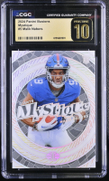 Malik Nabers 2024 Panini Illusions Mystique #5 RC (CGC 10 | Pristine Black Label) at PristineAuction.com
