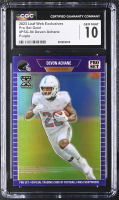 Devon Achane 2023 Leaf Web Exclusives Pro Set Purple #PSG94 RC #15/15 (CGC 10) at PristineAuction.com