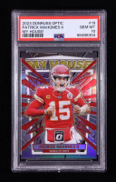 Patrick Mahomes II 2023 Donruss Optic My House! #19 (PSA 10) at PristineAuction.com